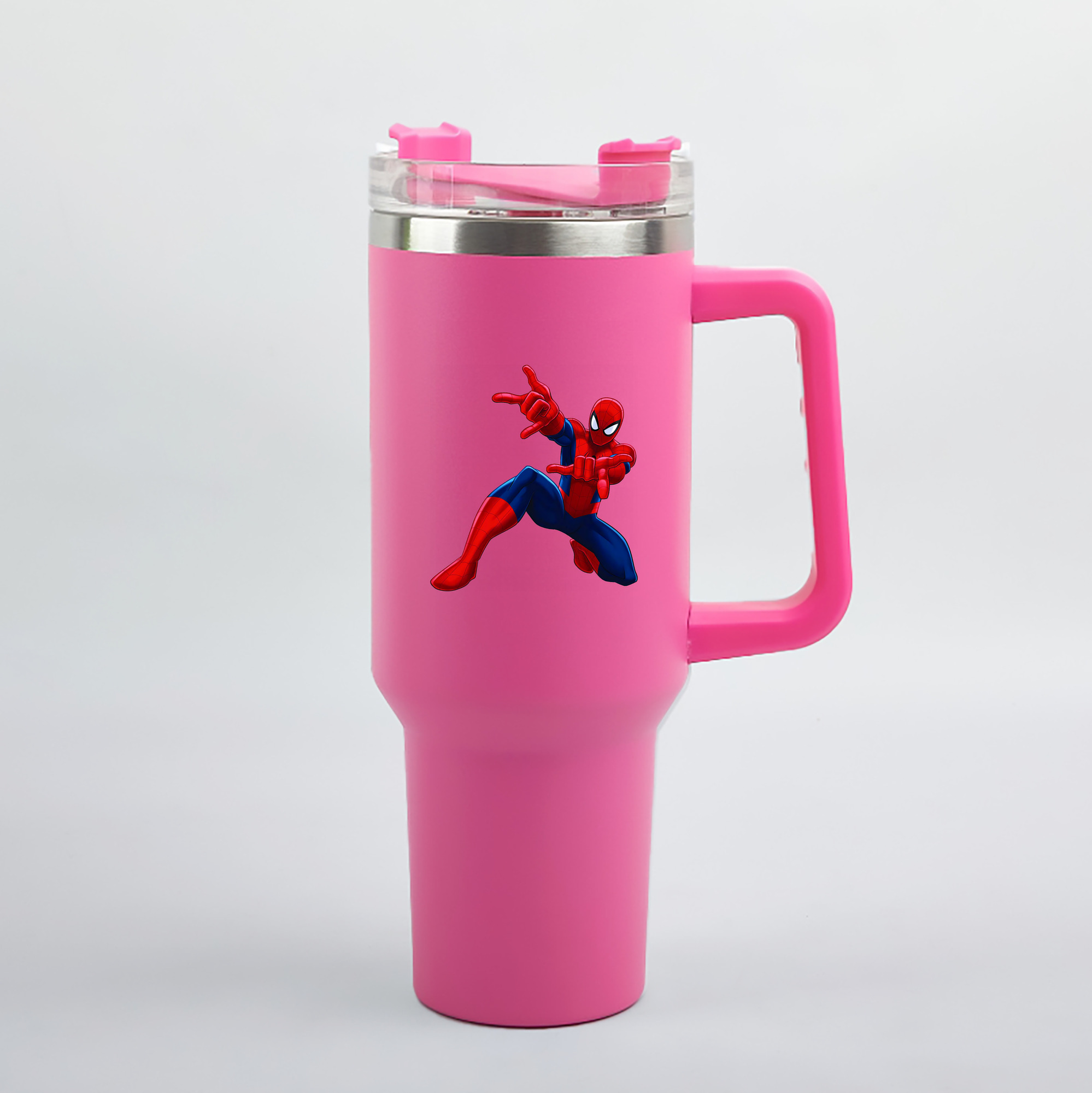 （画像用） Spider Man スパイダーマン 1200mL車用タンブラー（カラープリント）